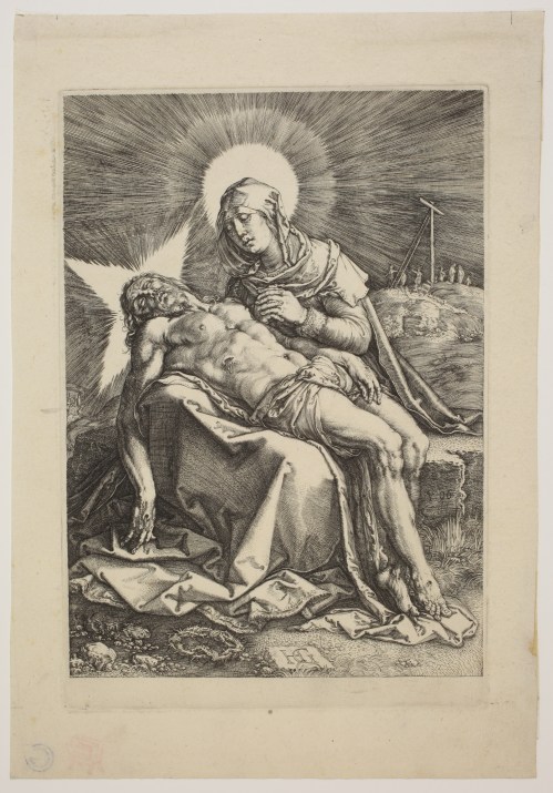 Hendrick GOLTZIUS : Pietà - 1596 Feuille